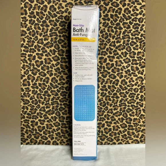 🦋B2G1🦋THERACARE NON-SLIP Bath Safety Mat ANTI FUNGAL | 15x27 | - Picture 3 of 5